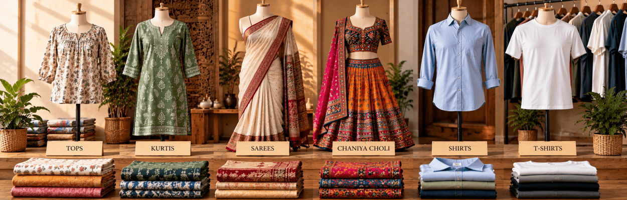 Indian Cotton and Traditional Apparel for Export