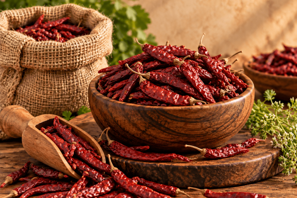 Premium Indian whole red chilli for export, dried red chillies sourced from India for international spice markets